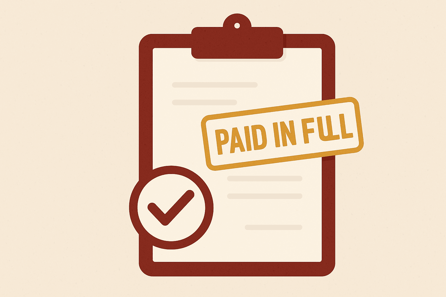 طلب براءة ذمّة بلدية